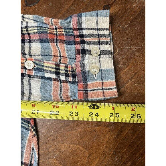 Patagonia Men’s Organic Cotton Plaid Button Front Shirt Med Long Sleeve Grunge - Picture 9 of 12